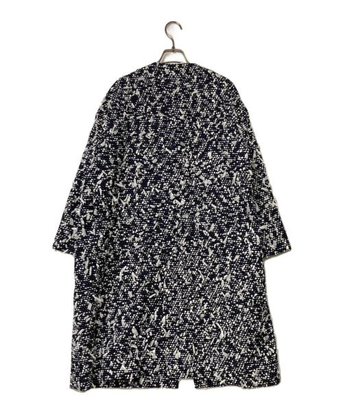nooy（ヌーイ）nooy (ヌーイ) ツイードコート ネイビー×ホワイト サイズ:-の古着・服飾アイテム