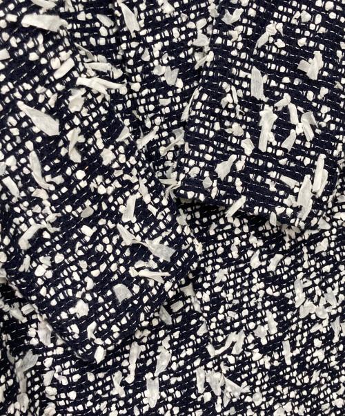 nooy（ヌーイ）nooy (ヌーイ) ツイードコート ネイビー×ホワイト サイズ:-の古着・服飾アイテム