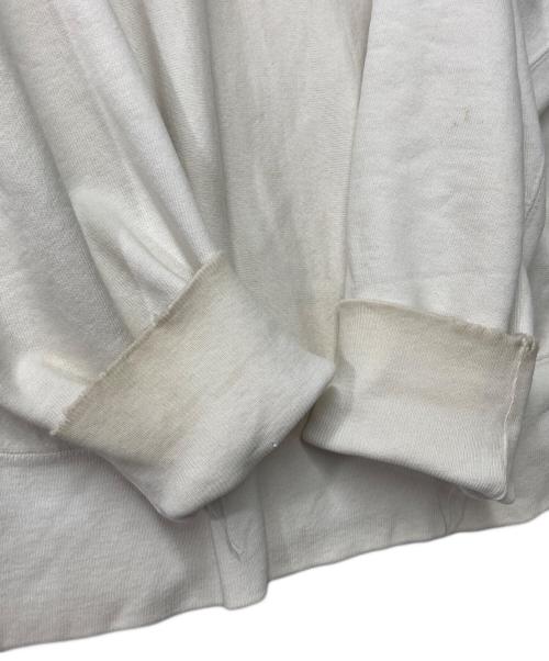 Champion REVERSE WEAVE（チャンピオン リバース ウィーブ）Champion REVERSE WEAVE (チャンピオン リバース ウィーブ) 80's  2段プリントリバースウィーブスウェット アイボリー サイズ:Lの古着・服飾アイテム
