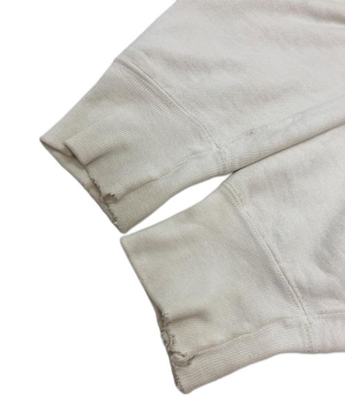 Champion REVERSE WEAVE（チャンピオン リバース ウィーブ）Champion REVERSE WEAVE (チャンピオン リバース ウィーブ) 80's  2段プリントリバースウィーブスウェット アイボリー サイズ:Lの古着・服飾アイテム