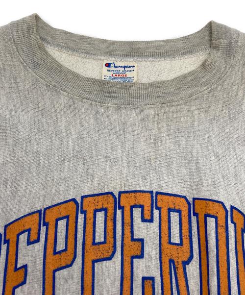 Champion REVERSE WEAVE（チャンピオン リバース ウィーブ）Champion REVERSE WEAVE (チャンピオン リバース ウィーブ) 80’s PEPPERDINE UNIVERSITY リバースウィーブスウェット USA製 グレー サイズ:Lの古着・服飾アイテム