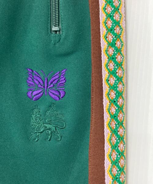 Needles（ニードルズ）Needles (ニードルズ) SASQUATCHfabrix. (サスクワッチファブリックス) CLASSIC LACE TRACK PANTS グリーン サイズ:Mの古着・服飾アイテム