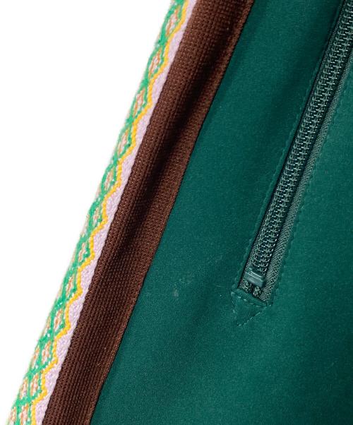 Needles（ニードルズ）Needles (ニードルズ) SASQUATCHfabrix. (サスクワッチファブリックス) CLASSIC LACE TRACK PANTS グリーン サイズ:Mの古着・服飾アイテム