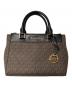 MICHAEL KORS（マイケルコース）の古着「シグネチャー2WAYショルダーバッグ」｜ブラウン×ブラック