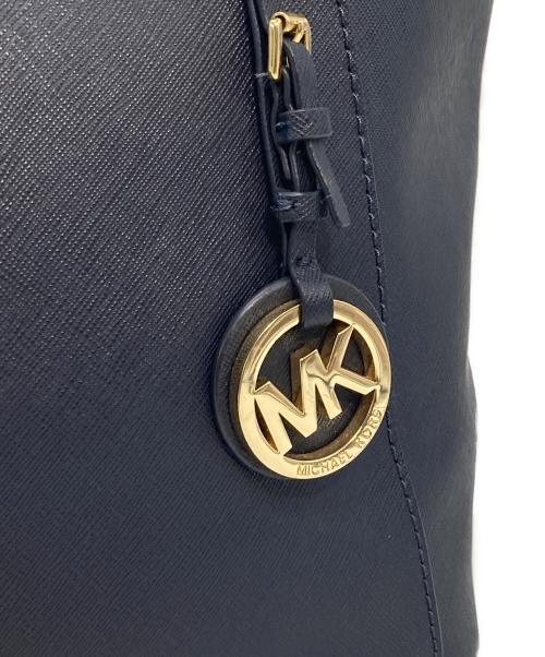 MICHAEL KORS（マイケル・コース）MICHAEL KORS (マイケルコース) トートバッグ ネイビーの古着・服飾アイテム