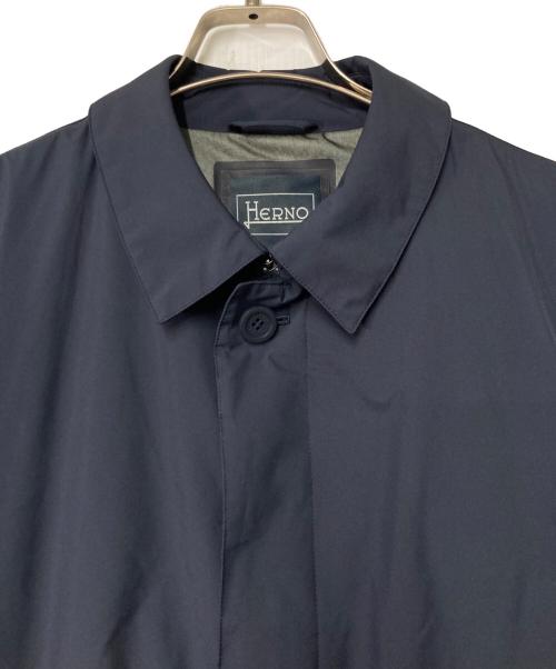HERNO（ヘルノ）HERNO (ヘルノ) ダウンコート/ステンカラ―コート LAMINAR SARTORIAL ENGINEERING  ネイビー サイズ:48の古着・服飾アイテム