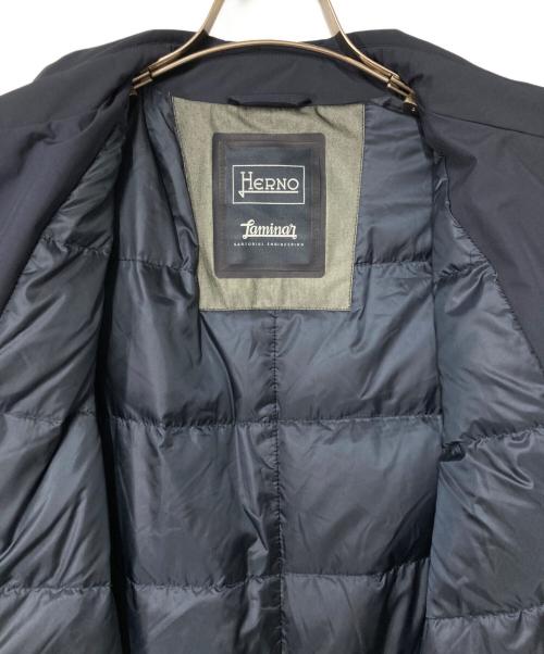 HERNO（ヘルノ）HERNO (ヘルノ) ダウンコート/ステンカラ―コート LAMINAR SARTORIAL ENGINEERING  ネイビー サイズ:48の古着・服飾アイテム