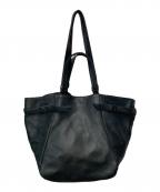 Y'sワイズ）の古着「2WAY レザートートバッグ」｜ブラック