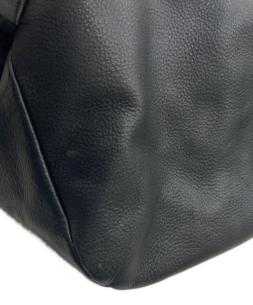 Y's（ワイズ）Y's (ワイズ) 2WAY レザートートバッグ ブラックの古着・服飾アイテム