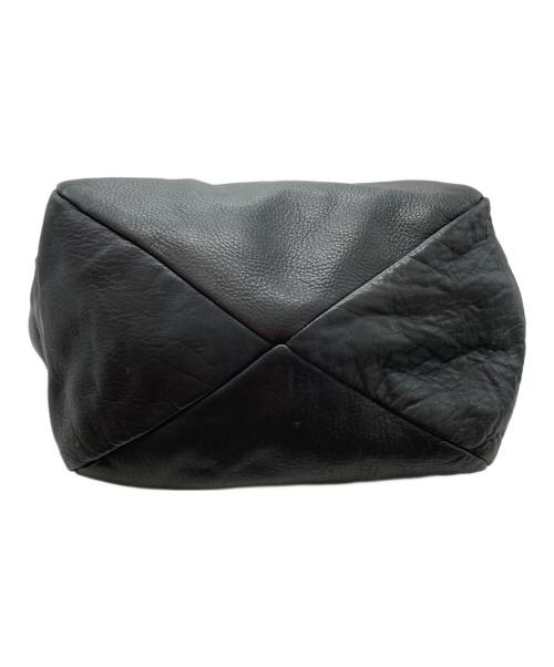 Y's（ワイズ）Y's (ワイズ) 2WAY レザートートバッグ ブラックの古着・服飾アイテム