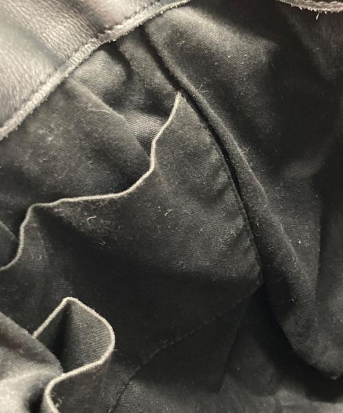 Y's（ワイズ）Y's (ワイズ) 2WAY レザートートバッグ ブラックの古着・服飾アイテム