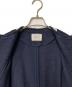 中古・古着 IENA (イエナ) Wクロス トリミングジャケット ネイビー サイズ:36：5000円