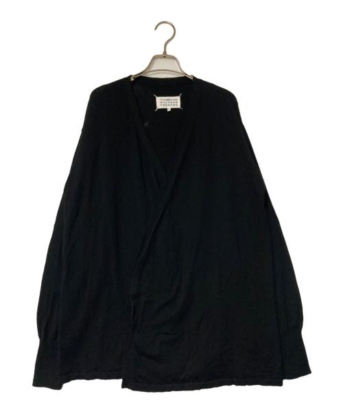 Maison Margiela 4（メゾンマルジェラ 4）Maison Margiela 4 (メゾンマルジェラ 4) エルボーパッチニットカーディガン ブラック サイズ:Mの古着・服飾アイテム