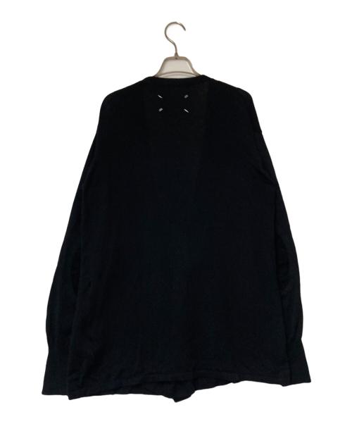Maison Margiela 4（メゾンマルジェラ 4）Maison Margiela 4 (メゾンマルジェラ 4) エルボーパッチニットカーディガン ブラック サイズ:Mの古着・服飾アイテム