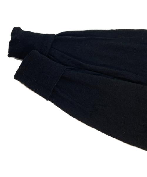 Maison Margiela 4（メゾンマルジェラ 4）Maison Margiela 4 (メゾンマルジェラ 4) エルボーパッチニットカーディガン ブラック サイズ:Mの古着・服飾アイテム
