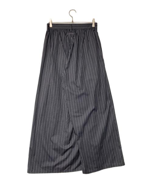 MM6 Maison Margiela（エムエムシックスメゾンマルジェラ）MM6 Maison Margiela (エムエムシックスメゾンマルジェラ) 18SS ストライプワイドパンツ ブラック×ホワイト サイズ:42の古着・服飾アイテム