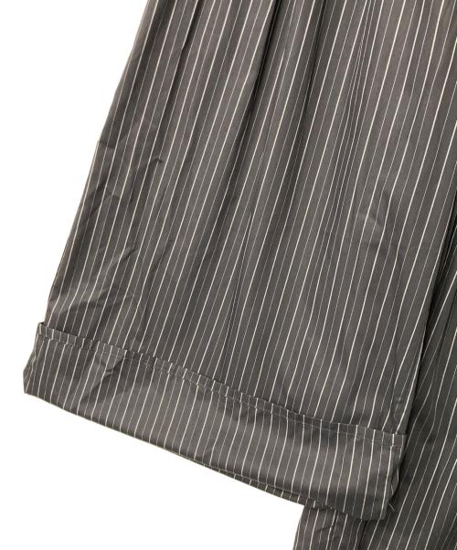 MM6 Maison Margiela（エムエムシックスメゾンマルジェラ）MM6 Maison Margiela (エムエムシックスメゾンマルジェラ) 18SS ストライプワイドパンツ ブラック×ホワイト サイズ:42の古着・服飾アイテム
