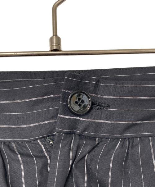 MM6 Maison Margiela（エムエムシックスメゾンマルジェラ）MM6 Maison Margiela (エムエムシックスメゾンマルジェラ) 18SS ストライプワイドパンツ ブラック×ホワイト サイズ:42の古着・服飾アイテム