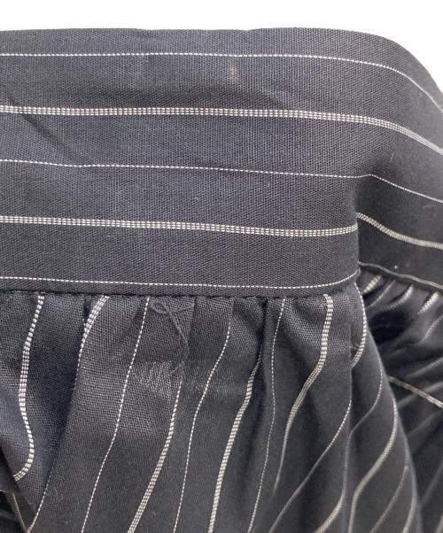 MM6 Maison Margiela（エムエムシックスメゾンマルジェラ）MM6 Maison Margiela (エムエムシックスメゾンマルジェラ) 18SS ストライプワイドパンツ ブラック×ホワイト サイズ:42の古着・服飾アイテム