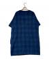 MM6 Maison Margiela (エムエムシックスメゾンマルジェラ) 16AW チェック柄シャギーワンピース ブルー サイズ:Ｍ：10000円