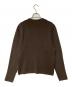 PRADA (プラダ) カシミヤ混クルーネックニット ブラウン サイズ:46：8000円