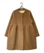 YORIヨリ）の古着「もふボアコート」｜ベージュ