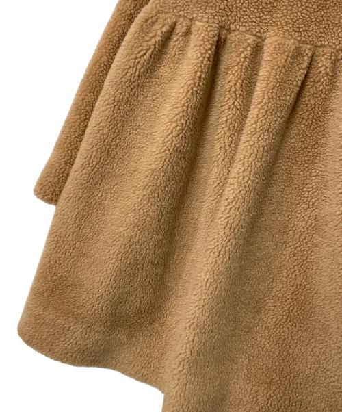YORI（ヨリ）YORI (ヨリ) もふボアコート ベージュ サイズ:38の古着・服飾アイテム