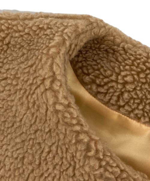 YORI（ヨリ）YORI (ヨリ) もふボアコート ベージュ サイズ:38の古着・服飾アイテム