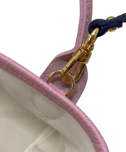 LONGCHAMP（ロンシャン）LONGCHAMP (ロンシャン) PANIER ミニ 2WAY ショルダーバッグ ピンクベージュの古着・服飾アイテム