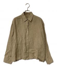 DEUXIEME CLASSE（ドゥーズィエム クラス）の古着「Linen シャツ」｜ベージュ