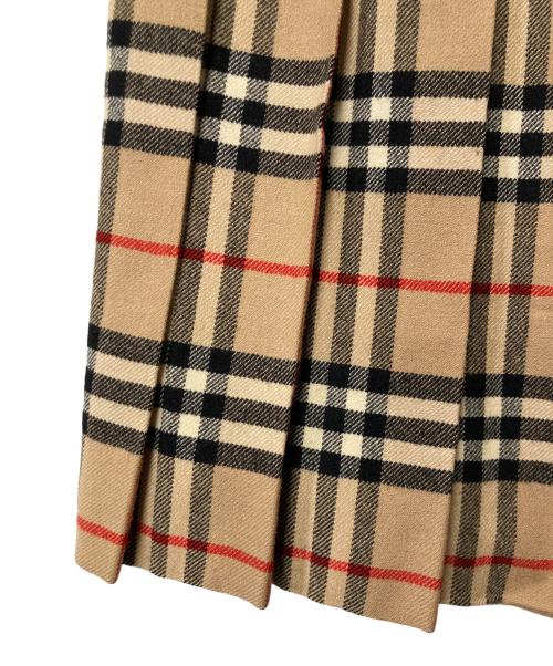 Burberry's（バーバリーズ）Burberry's (バーバリーズ) ノバチェック プリーツスカート ベージュ サイズ:表記なしの古着・服飾アイテム