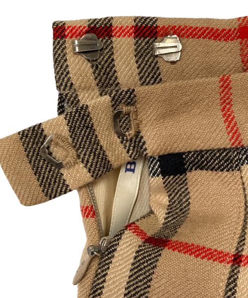 Burberry's（バーバリーズ）Burberry's (バーバリーズ) ノバチェック プリーツスカート ベージュ サイズ:表記なしの古着・服飾アイテム