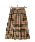 Burberry's (バーバリーズ) ノバチェック プリーツスカート ベージュ サイズ:表記なし：9000円