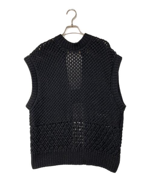 ADORE（アドーア）ADORE (アドーア) ミックスパターンニット ブラック サイズ:38の古着・服飾アイテム