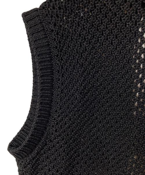 ADORE（アドーア）ADORE (アドーア) ミックスパターンニット ブラック サイズ:38の古着・服飾アイテム