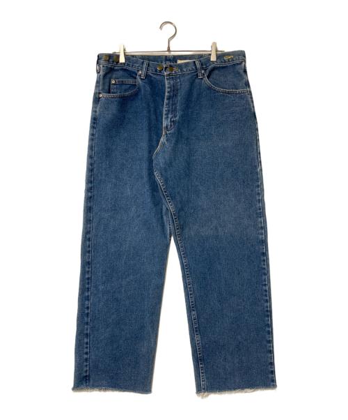 77circa（ナナナナサーカ）77circa (ナナナナサーカ) Curensology (カレンソロジー) リメイク カットオフ ワイドデニムパンツ インディゴ サイズ:表記なしの古着・服飾アイテム