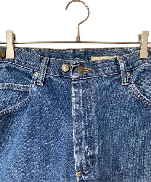 77circa（ナナナナサーカ）77circa (ナナナナサーカ) Curensology (カレンソロジー) リメイク カットオフ ワイドデニムパンツ インディゴ サイズ:表記なしの古着・服飾アイテム