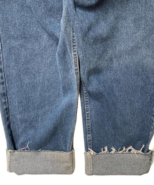 77circa（ナナナナサーカ）77circa (ナナナナサーカ) Curensology (カレンソロジー) リメイク カットオフ ワイドデニムパンツ インディゴ サイズ:表記なしの古着・服飾アイテム
