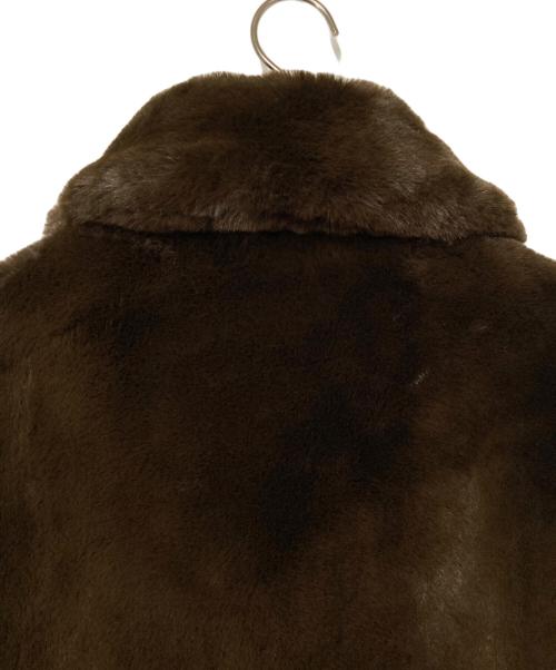 Jakke（ジャッキー）Jakke (ジャッキー) RACI COAT CHOCOLATE ファージャケット ブラウン サイズ:表記なしの古着・服飾アイテム