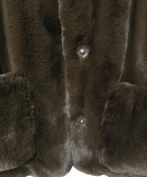 Jakke（ジャッキー）Jakke (ジャッキー) RACI COAT CHOCOLATE ファージャケット ブラウン サイズ:表記なしの古着・服飾アイテム