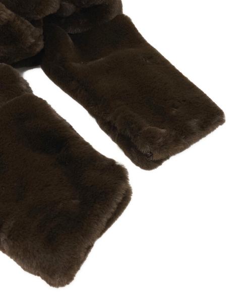 Jakke（ジャッキー）Jakke (ジャッキー) RACI COAT CHOCOLATE ファージャケット ブラウン サイズ:表記なしの古着・服飾アイテム