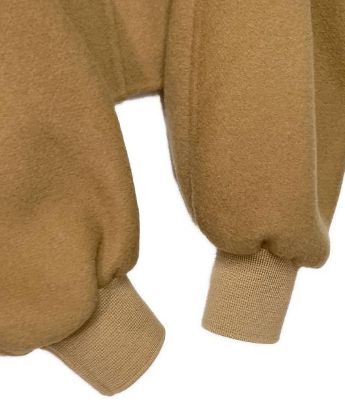 THIRD MAGAZINE（サードマガジン）THIRD MAGAZINE (サードマガジン) クロップドノーカラージャケット キャメル サイズ:9の古着・服飾アイテム