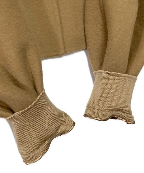 THIRD MAGAZINE（サードマガジン）THIRD MAGAZINE (サードマガジン) クロップドノーカラージャケット キャメル サイズ:9の古着・服飾アイテム