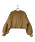 THIRD MAGAZINE (サードマガジン) クロップドノーカラージャケット キャメル サイズ:9：13000円