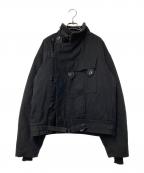 waiperワイパー）の古着「モーターサイクルジャケット」｜ブラック