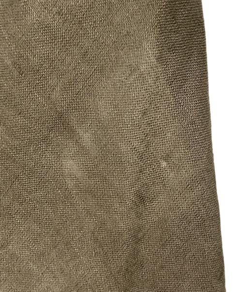 1er Arrondissement（プルミエ アロンディスモン）1er Arrondissement (プルミエ アロンディスモン) ロングリネンスカート カーキ サイズ:36の古着・服飾アイテム