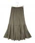 1er Arrondissement（プルミエ アロンディスモン）の古着「ロングリネンスカート」｜カーキ