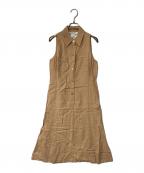 MaxMaraマックスマーラ）の古着「ノースリーブワンピース」｜ベージュ