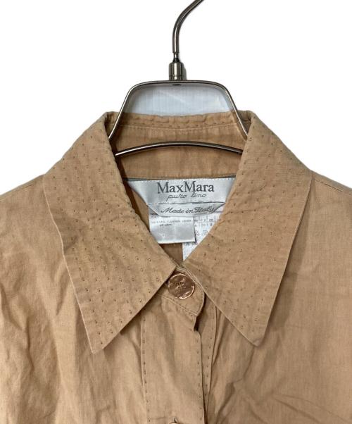 MaxMara（マックスマーラ）MaxMara (マックスマーラ) ノースリーブワンピース ベージュ サイズ:36の古着・服飾アイテム