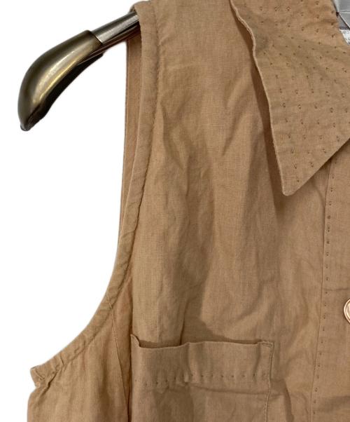 MaxMara（マックスマーラ）MaxMara (マックスマーラ) ノースリーブワンピース ベージュ サイズ:36の古着・服飾アイテム